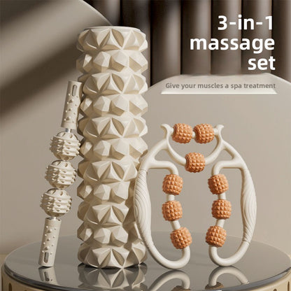 Foam Roller for Leg Training ? Yoga Cylinder and Leg-Shaping Massage Stick