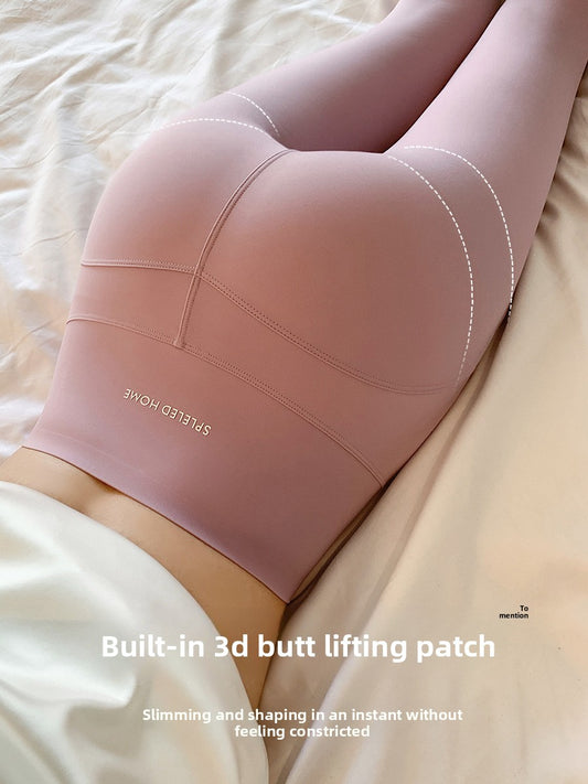 High-Waisted Brushed Yoga Pants with Tummy Control